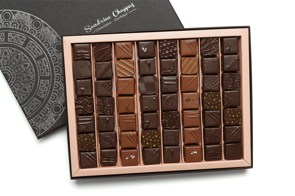 photo de produit pour les chocolats de Sandrine Chappaz